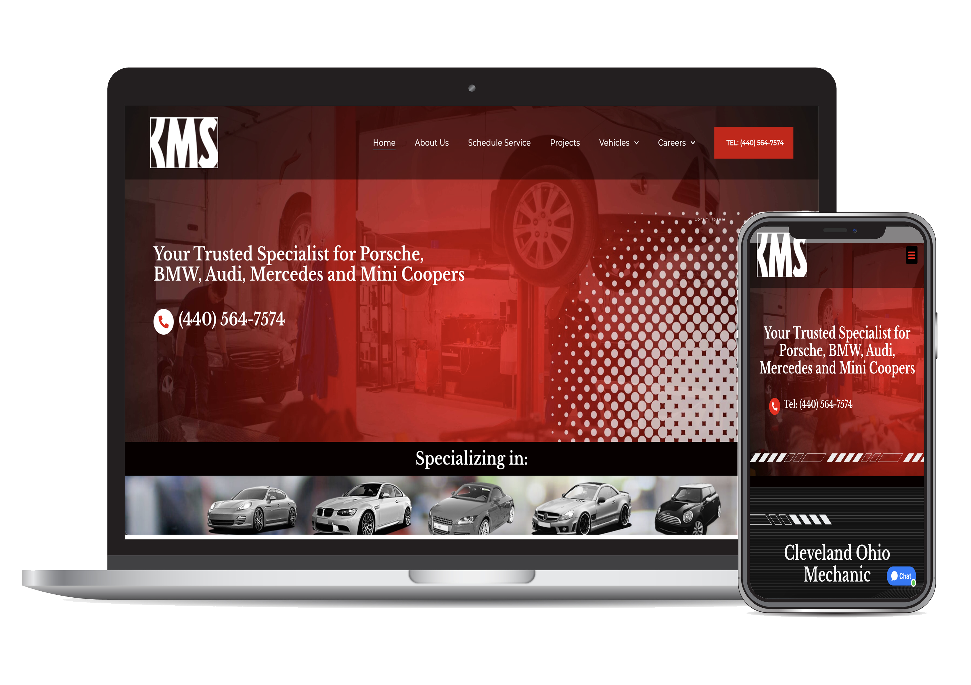 Koala Motorsport Desktop and Mobile