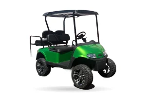 Pre-owned 2020 E-Z-GO RXV lifted golf cart in green