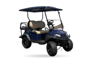 2026 Club Car Tempo electric golf cart in navy