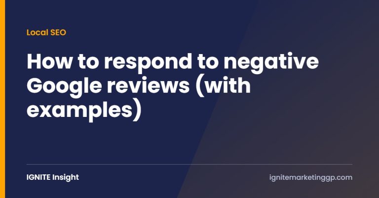 How to respond to negative Google reviews (with examples)
