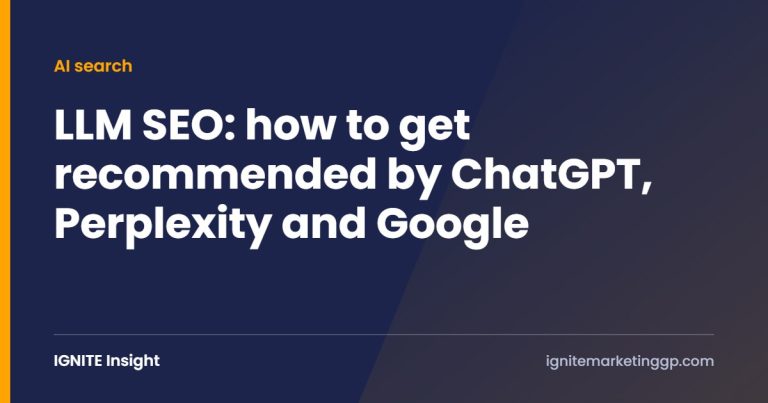 LLM SEO: how to get recommended by ChatGPT, Perplexity and Google