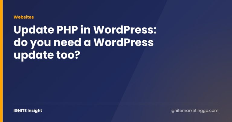 Update PHP in WordPress: do you need a WordPress update too?
